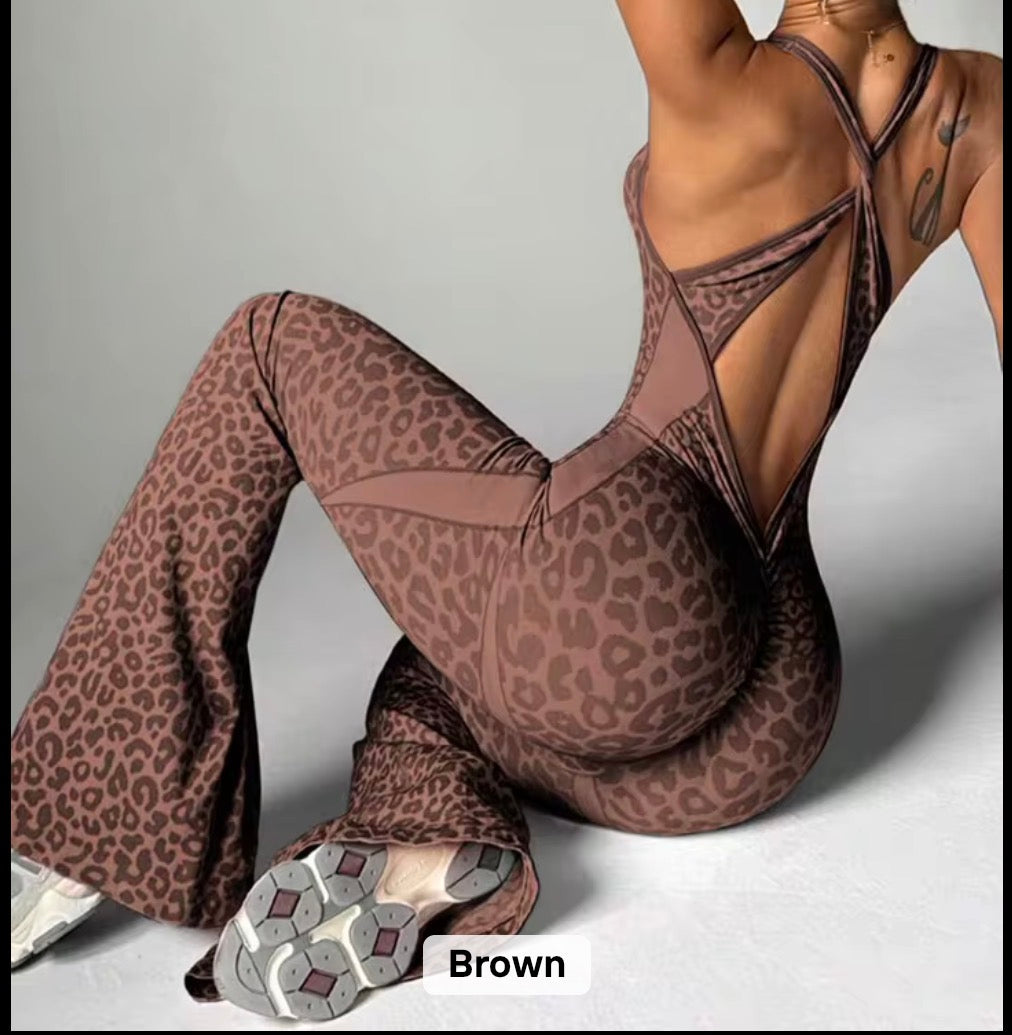 Leopard Flared Bodysuit